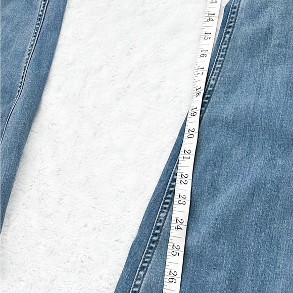 FREE PEOPLE Penny Pull-On Flare bell bottom Jeans medium wash size 28 size 6 - Picture 12 of 15